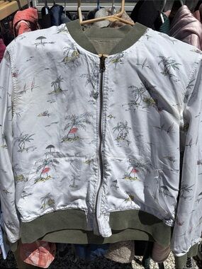 Faherty reversible Print Bomber Jacket